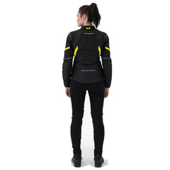 SHIMA Rush 2.0 moto impermeabile tessuto donna Giacca Nera 