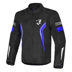 BELA BRADLEY GIACCA MOTO DA UOMO NERO BLU