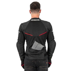 SHIMA X-MESH 2.0 GIACCA DA MOTO UOMO NERO 