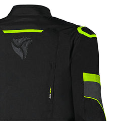 R-TECH KNIGHT RIDER LONG MOTO A TRE STRATI NERO/ANTRACITE/GIALLO FLUO 