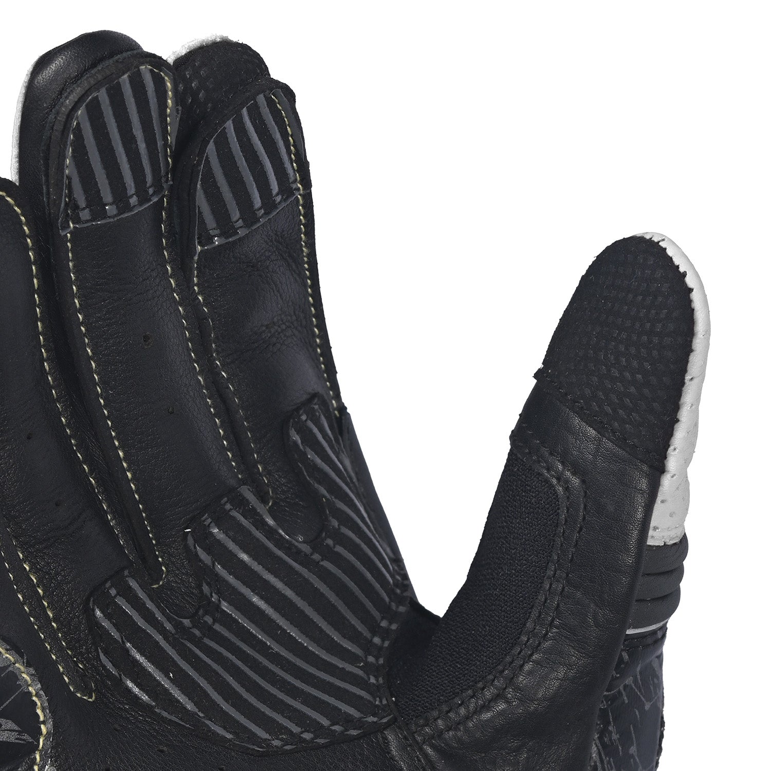 BELA ARMOUR PRO GUANTI SHORT NERO BIANCO 