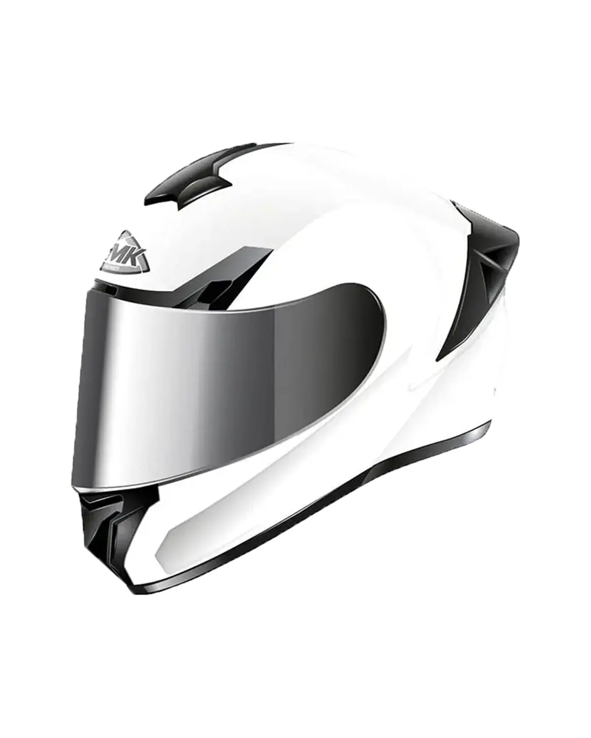 SMK TYPHOON SOLID GL100 Moto Integrale Caschi Bianco 