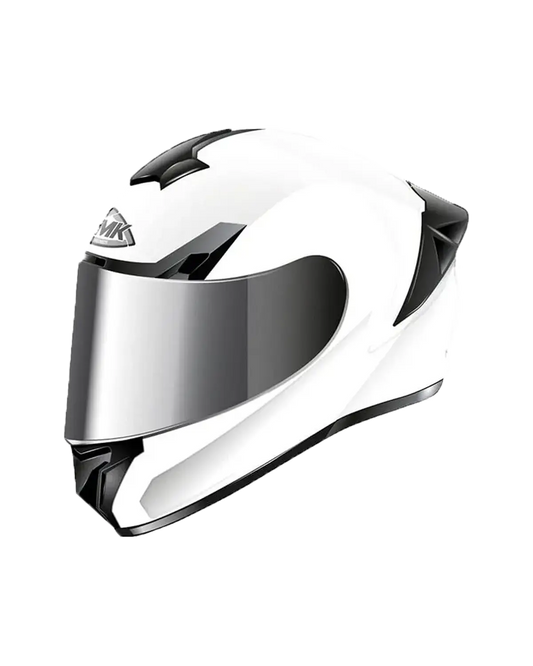SMK TYPHOON SOLID GL100 Moto Integrale Caschi Bianco – Yamoto.it