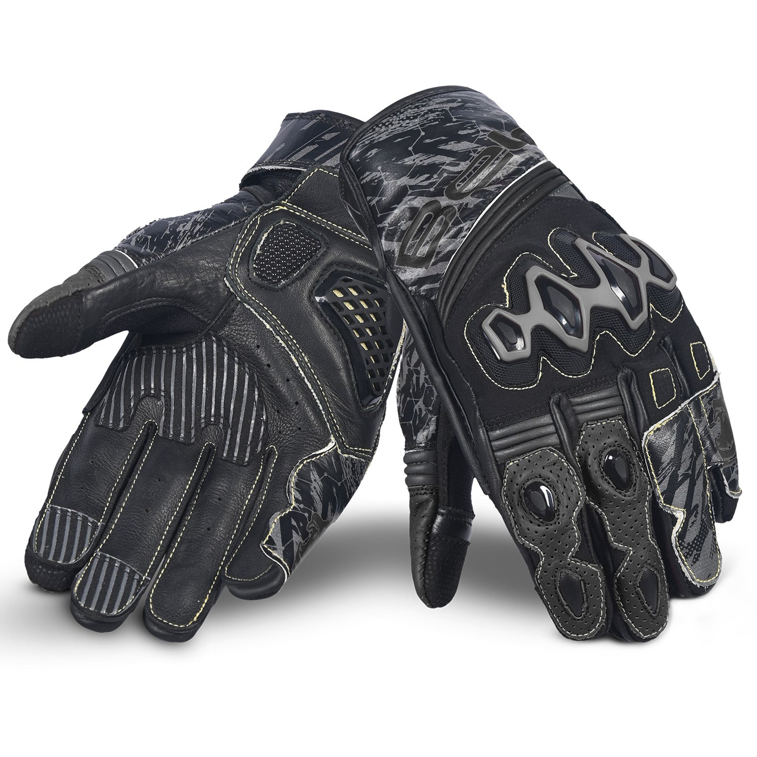 BELA ARMOUR PRO GUANTI SHORT NERO 