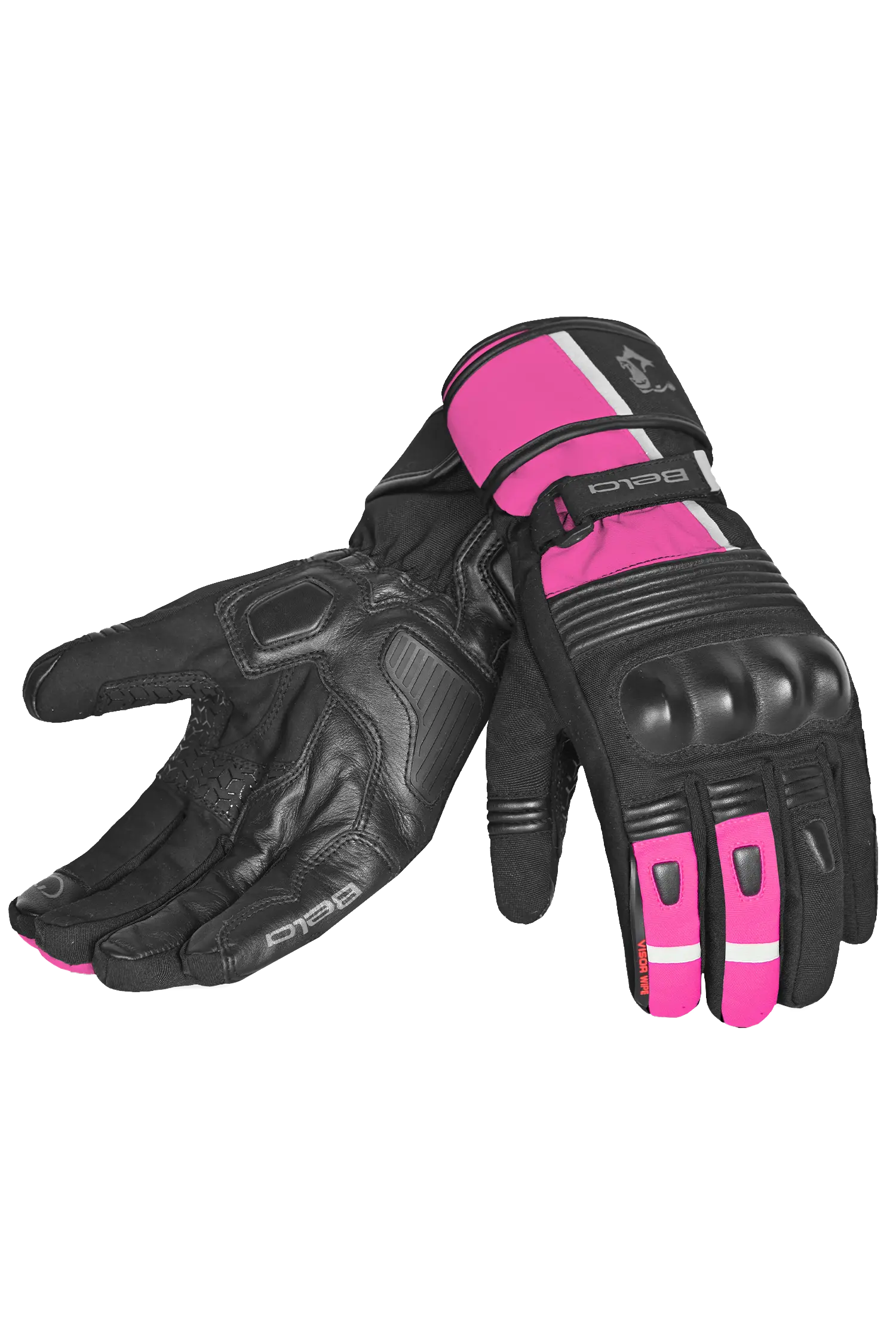 Bela Ice Winter WP Guanti Moto Donna Nero Rosa 