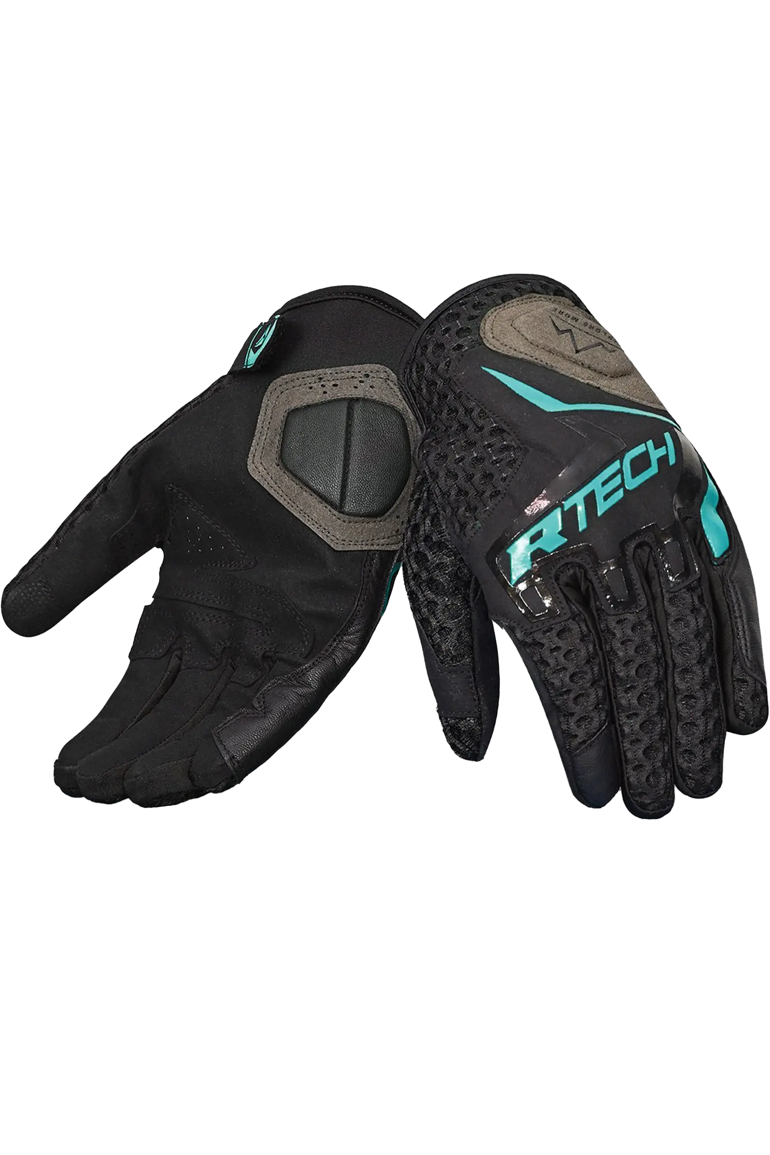 R-Tech - Ride Pro Lady Guantes Negro/Turquoise 