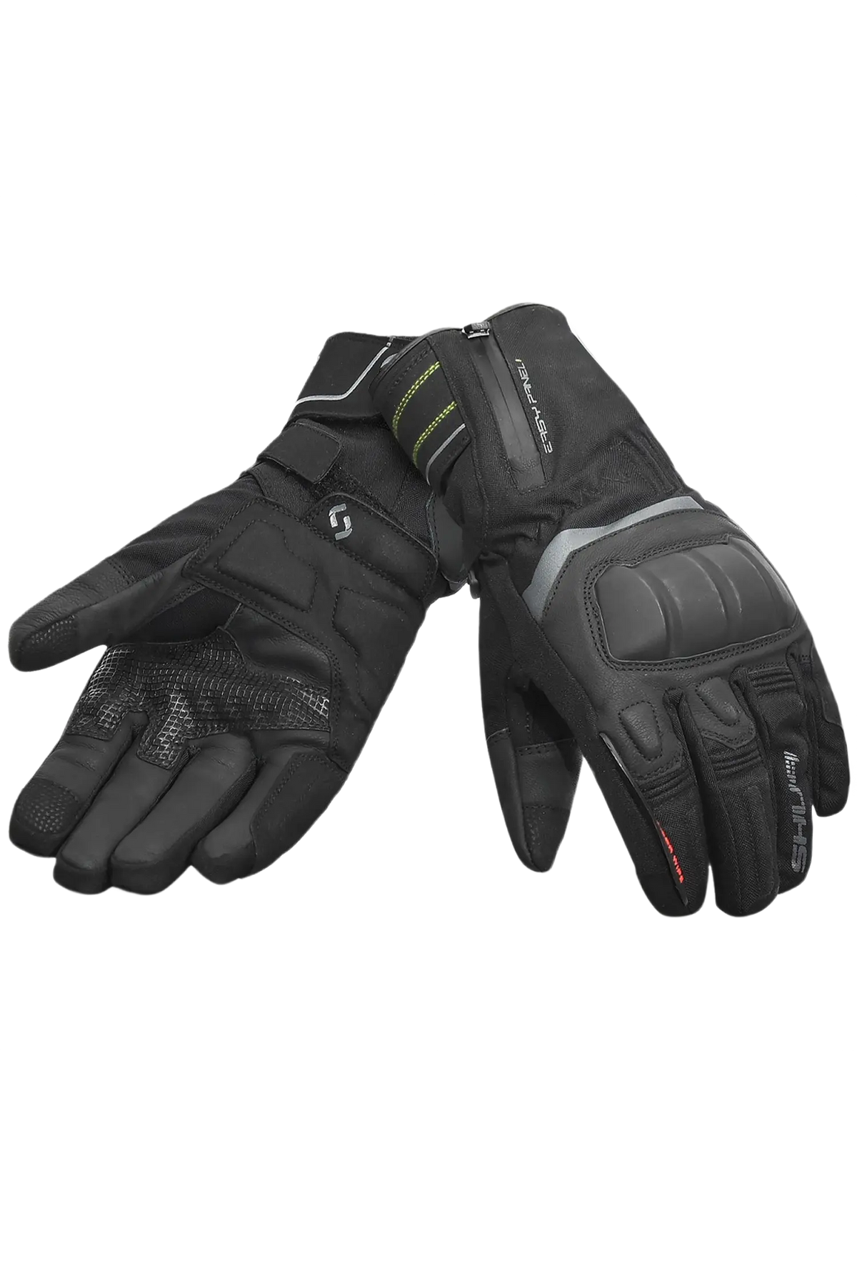 Shua - Guanti Thermal Thaw Nero F.Giallo 