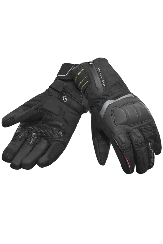 Shua - Guanti Thermal Thaw Nero F.Giallo 