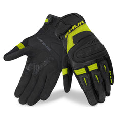 SHUA Proton Guantes De Moto Negro F,AMARILLO 