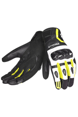 Bela - Guantes Piel Air Flow Lady Nero/blanco/amarillo 