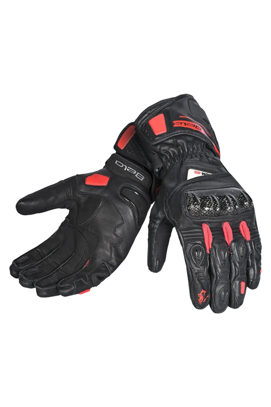 BELA Venom RS Guanti da corsa da uomo - Neri / Rosso 