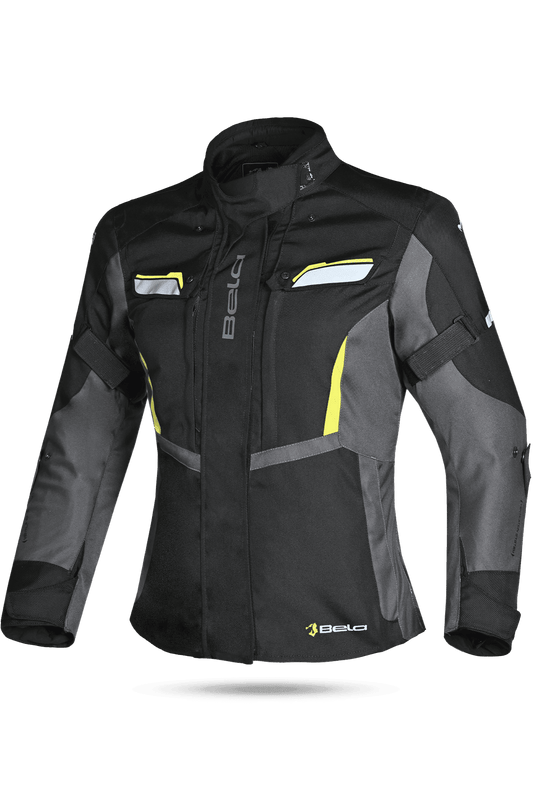 BELA - giacca donna Hurricane - Nero Giallo am- 3 IN 1 