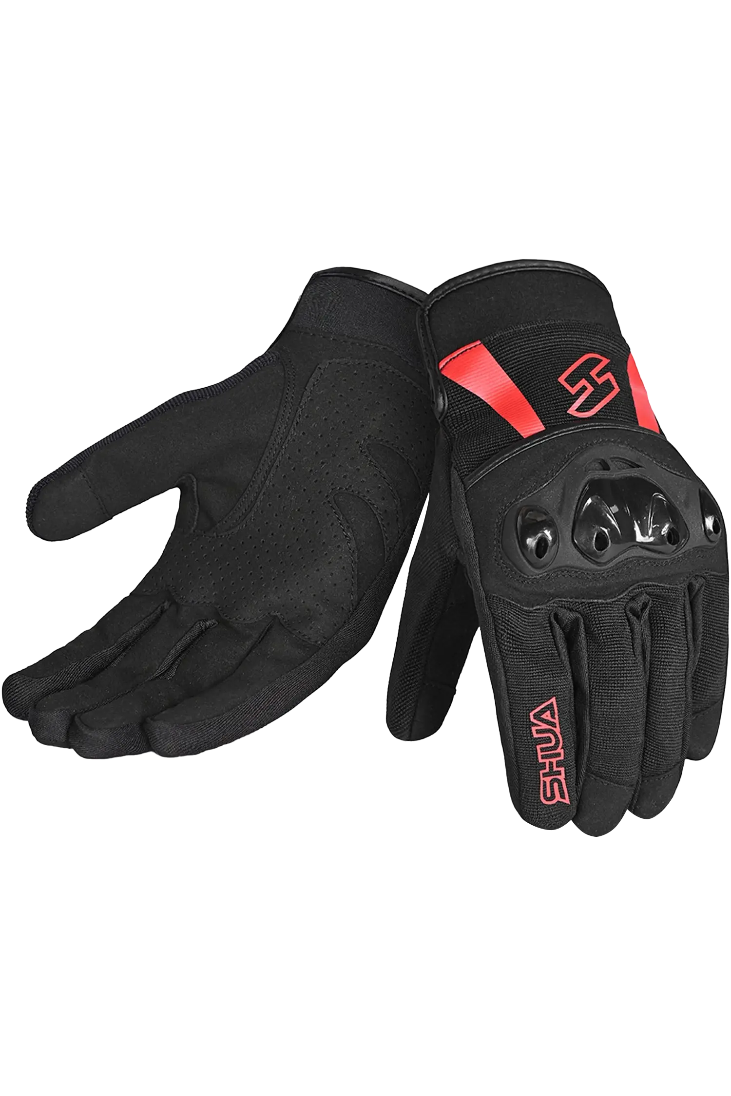 Shua Shot Donna Guanto Tessile Nero/ Rossa 