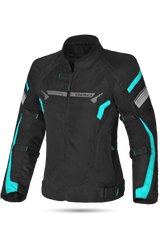 BELA giacca donna Hurricane Nero Turquoise 3 IN 1 