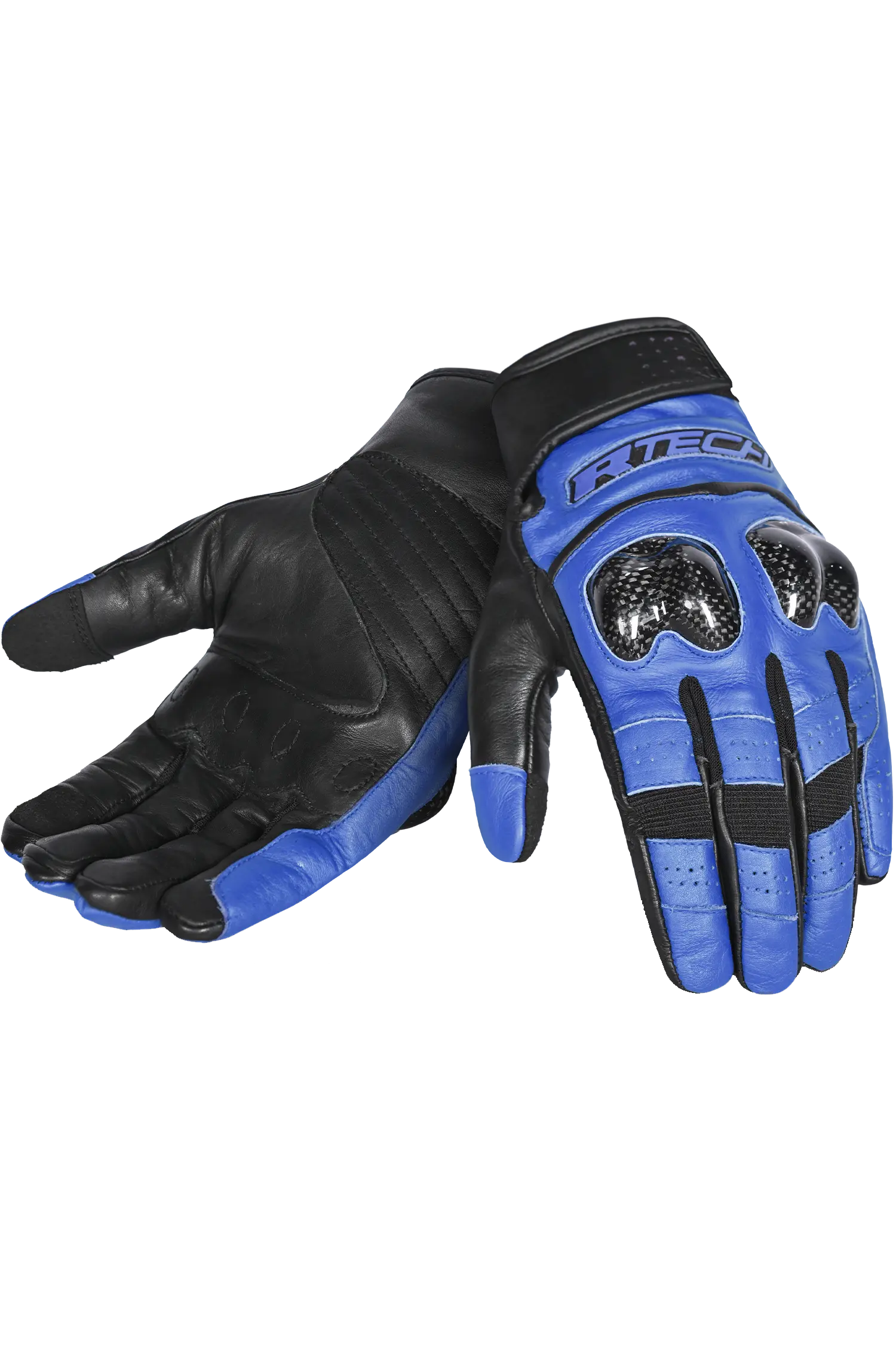 R-TECH Ghetto Falcon Guanti Da Moto Neri Blu 