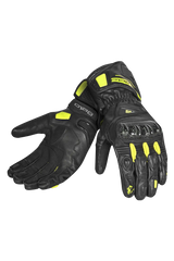 BELA Venom RS Guanti da corsa da Donna- Neri / Giallo Fluorescente 