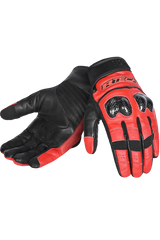 R-Tech Falcon Guanti Per Moto Nero Rosso 