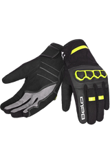Bela Tracker Donna Guanti invernali da Moto Nero/Giallo 