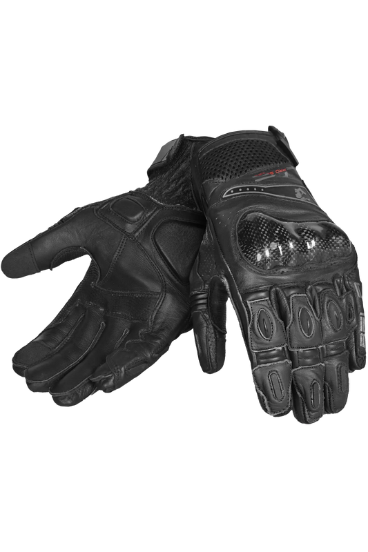 Bela Rocket Short Nero Guanto moto da corsa 