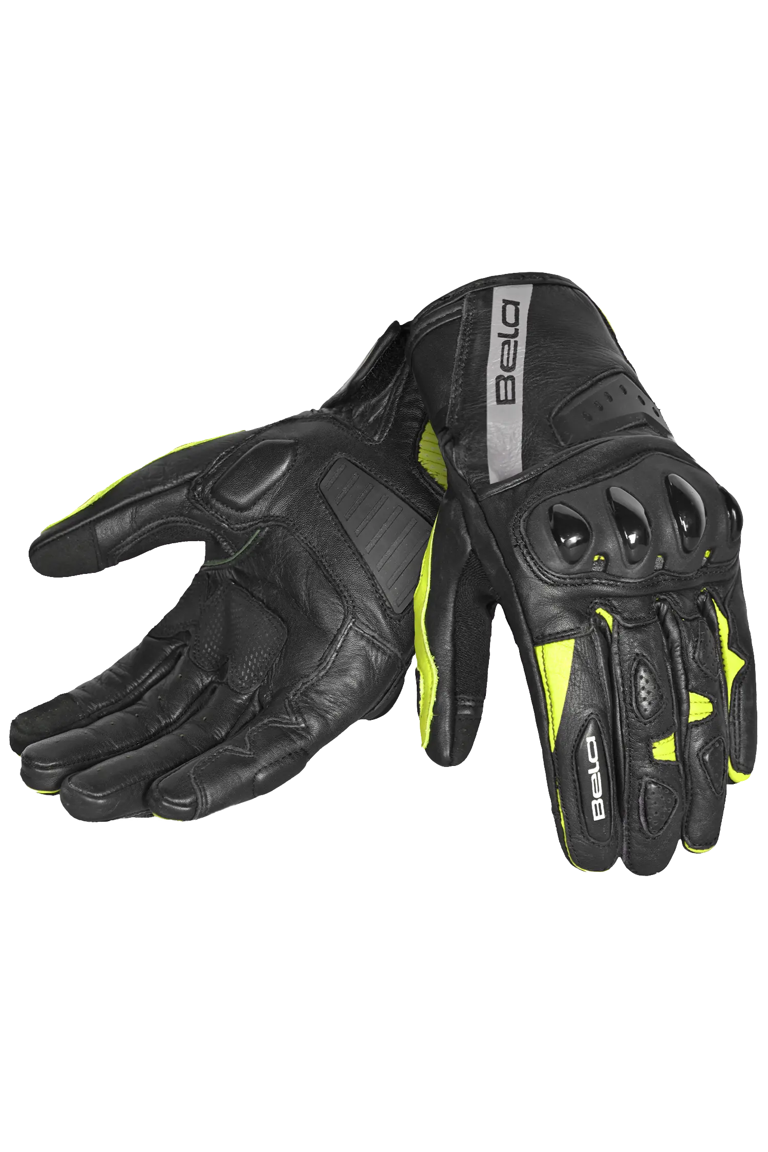BELA Blast Guanti invernali pelle Nero/Giallo 