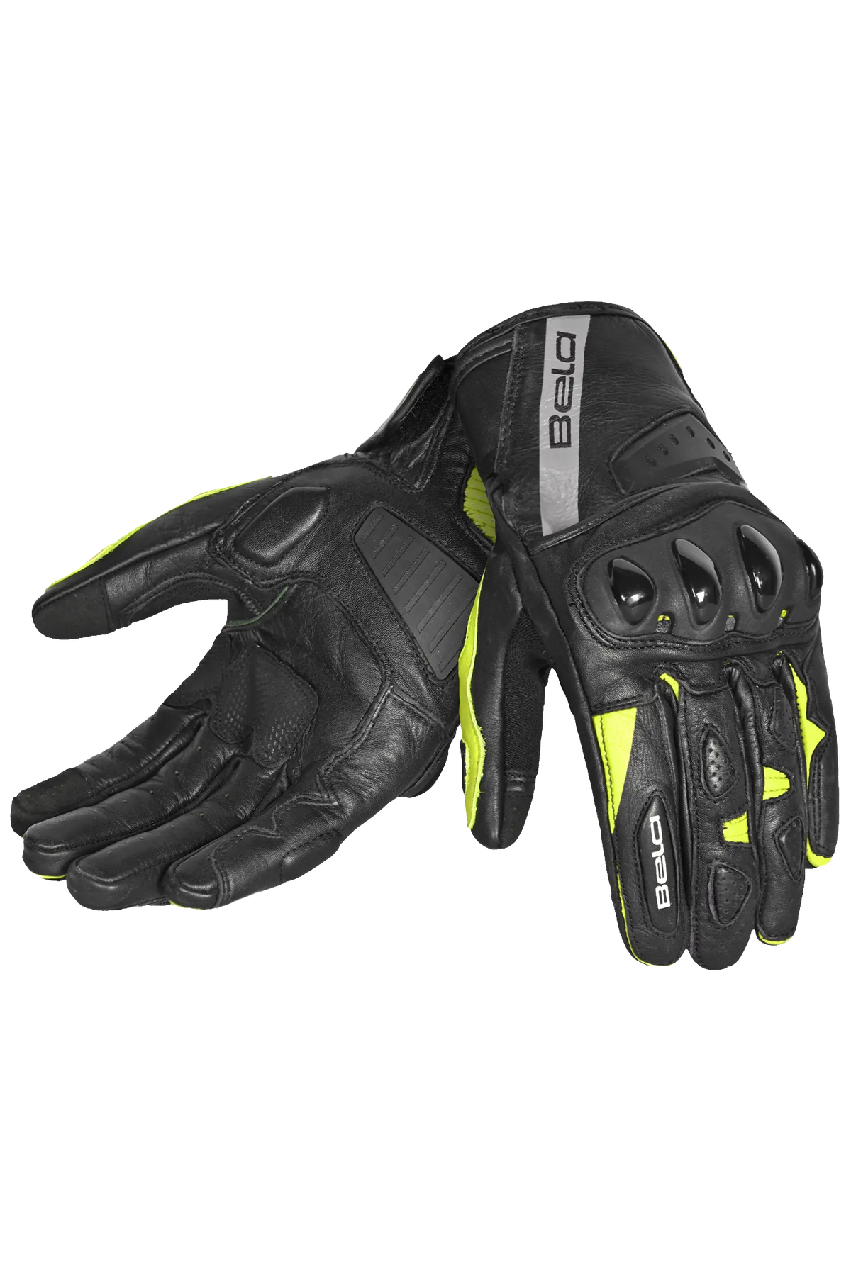 BELA Blast Guanti invernali pelle Nero/Giallo 