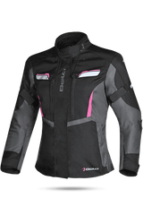 BELA - giacca donna Hurricane - Nero Fushia  Nero 3 IN 1 