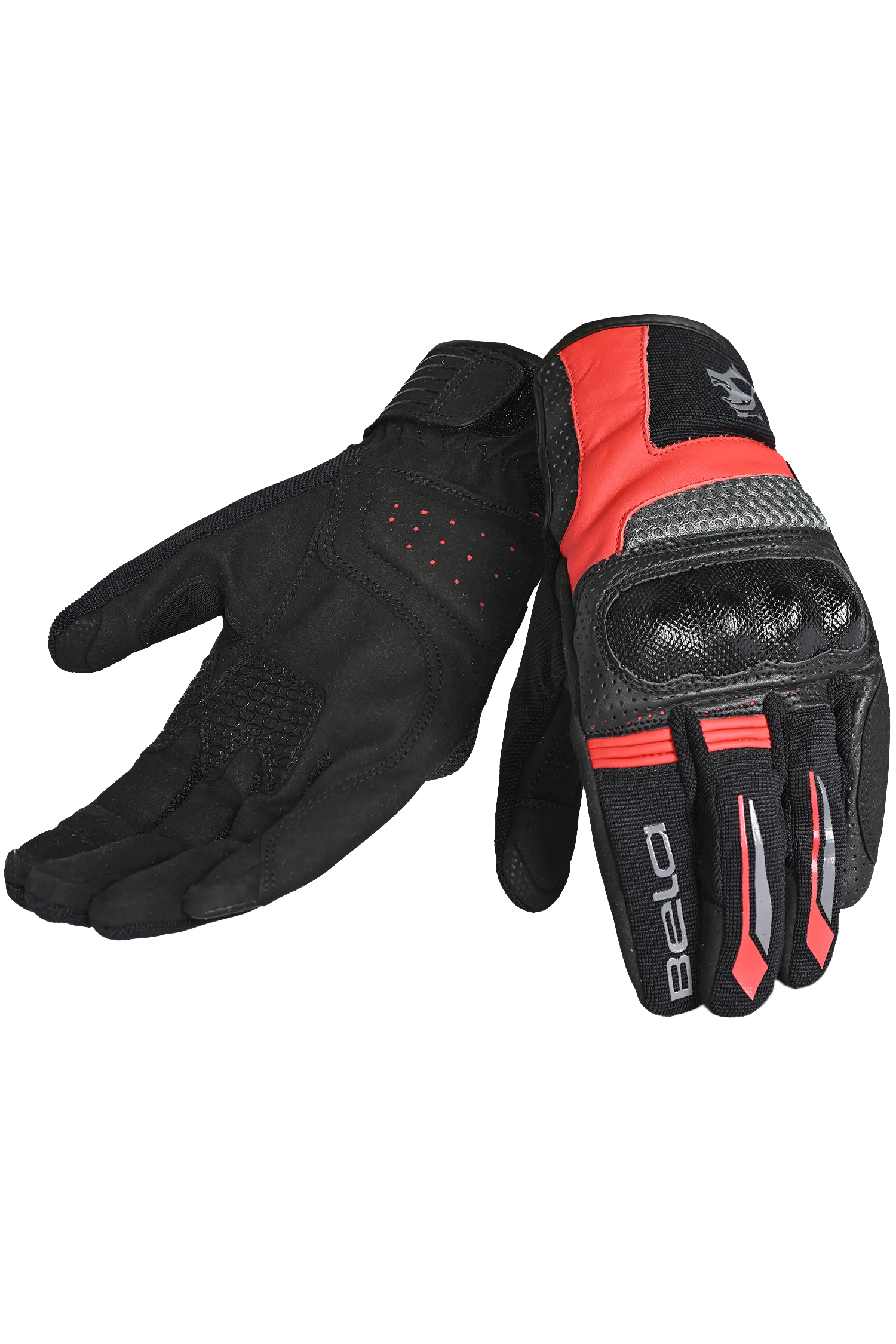 Bela Hero Air Guanti estivi  Nero Rosso 