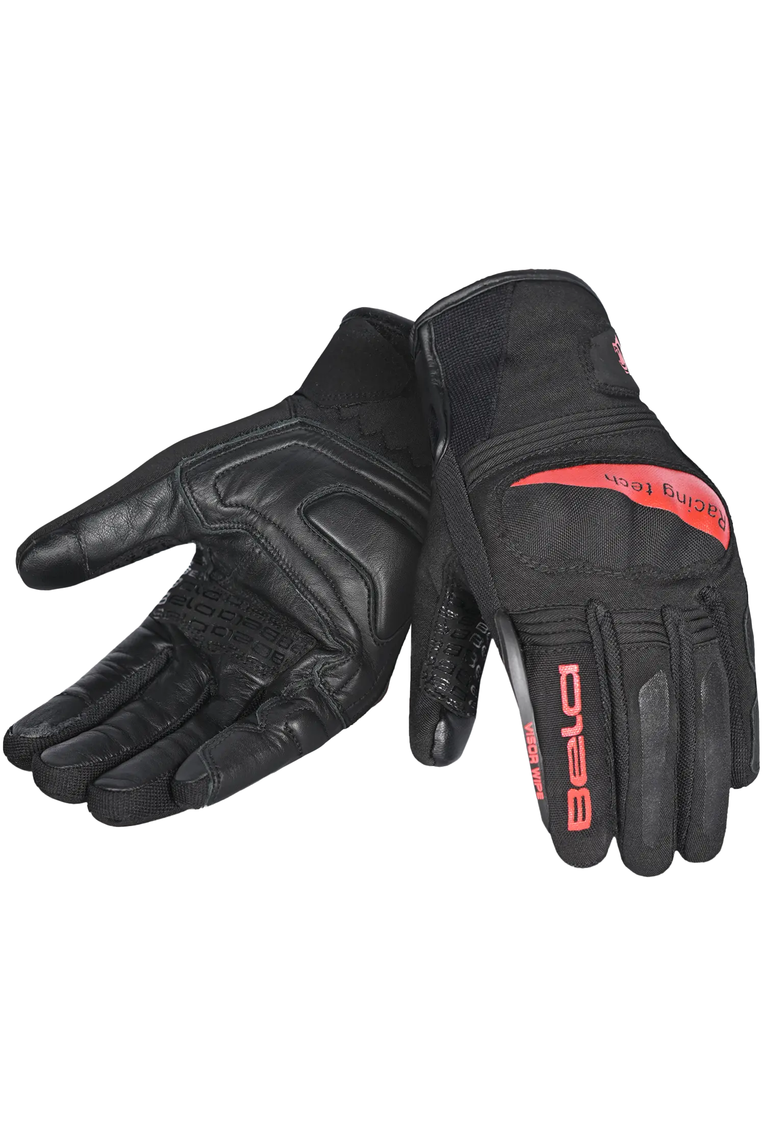 Bela Boom Donna WP Guanti invernali Nero Rosso 