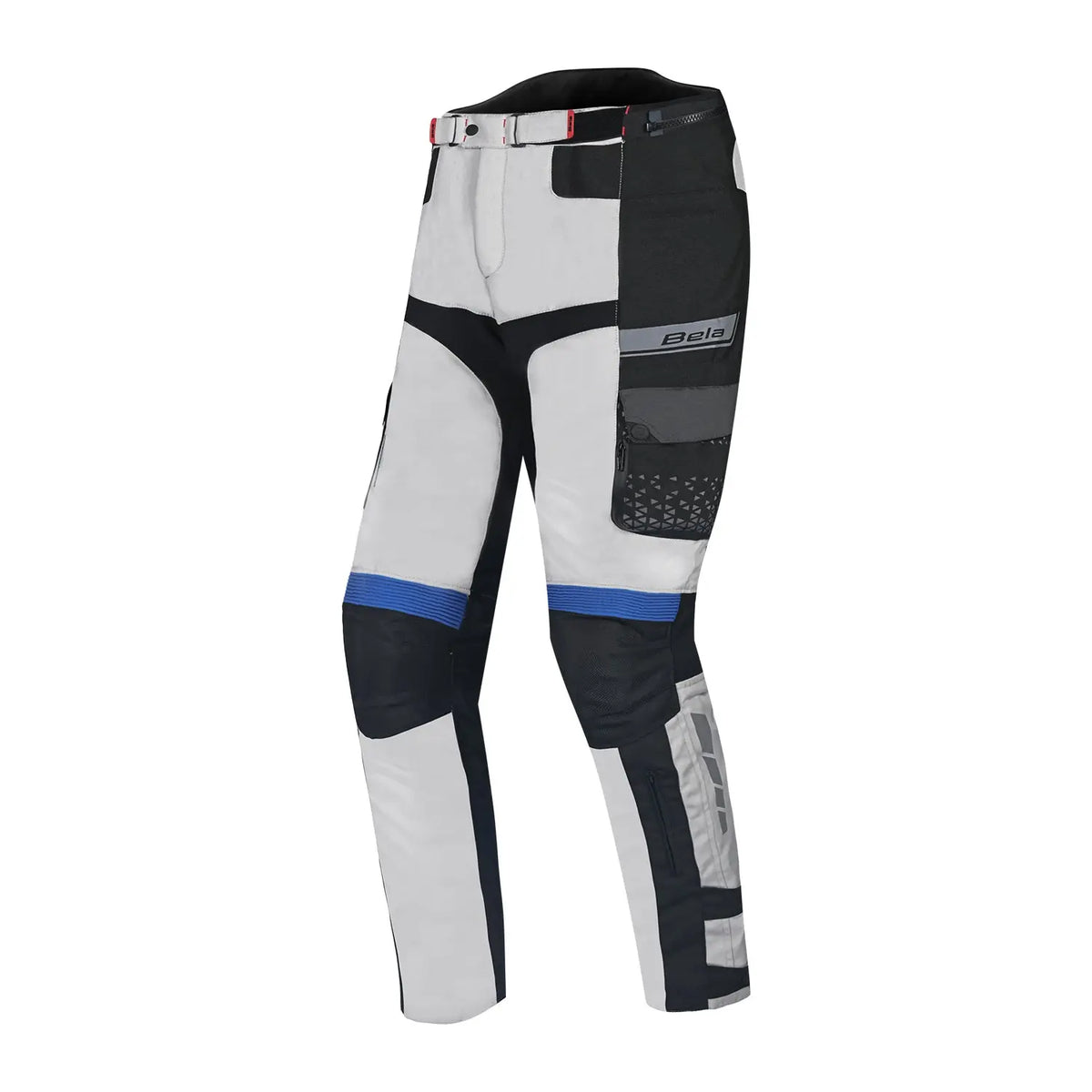 BELA CROSSROAD EXTREME WP PANTALONI UOMO MOTO GHIACCIO BLU NERO 