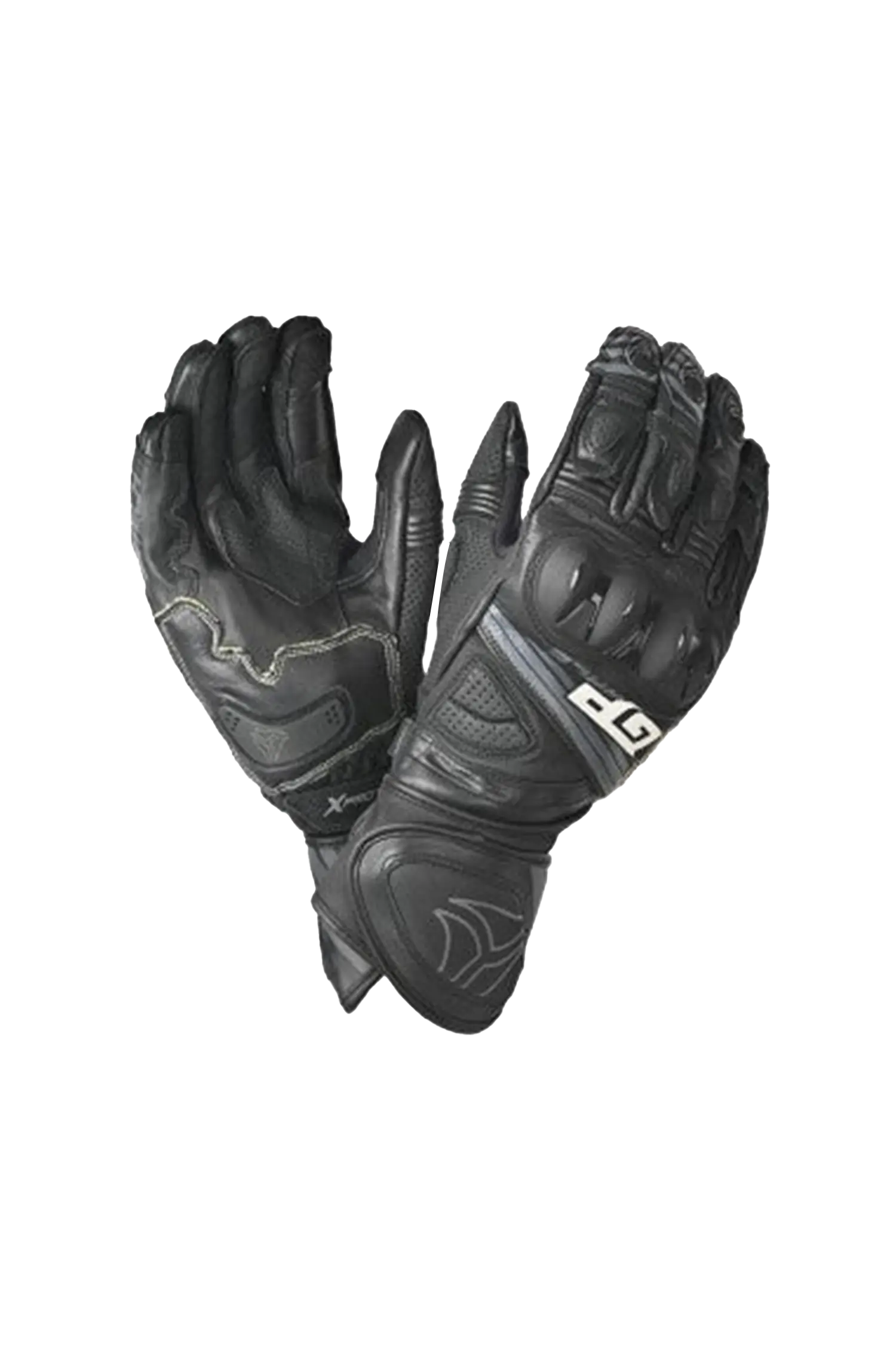 R-tech GP Racing  Guanti da corsa da uomo Neri Grigio 