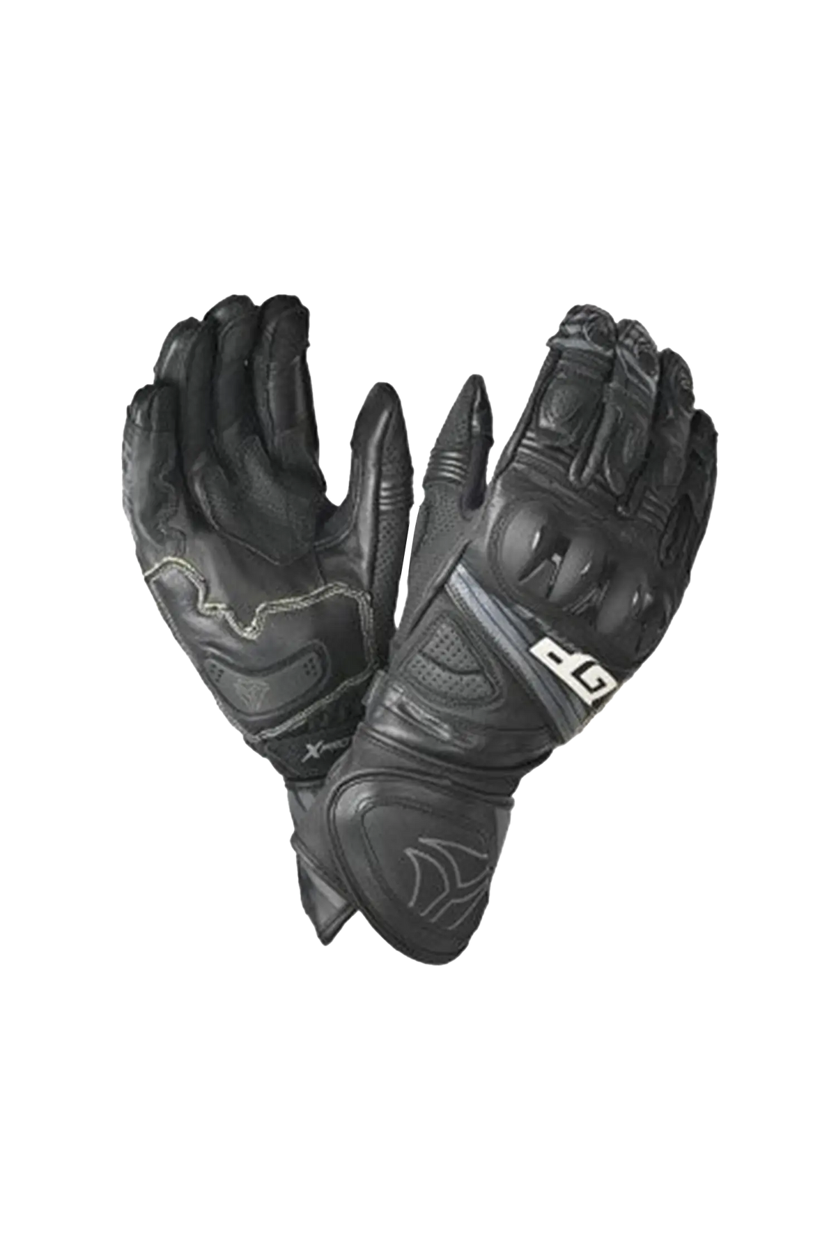 R-tech GP Racing  Guanti da corsa da uomo Neri Grigio 