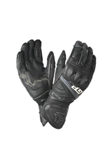 R-tech GP Racing  Guanti da corsa da uomo Neri Grigio 