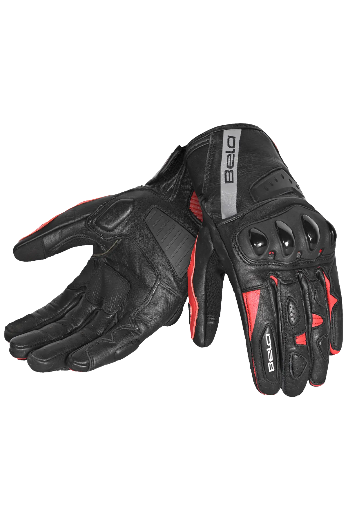 Bela Blast Guanti Uomo Estivi Pelle Nero/rosso 