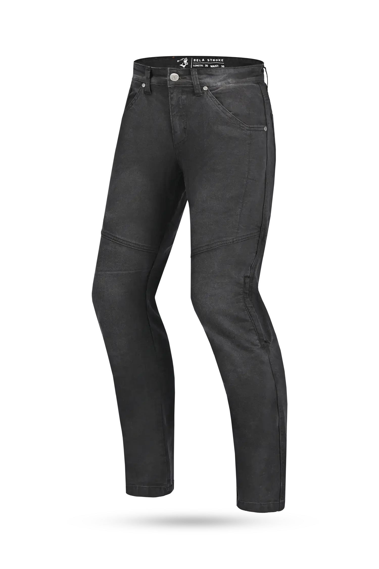 BELA Stroke 30 Cucitura Interna Jeans Denim Nero 