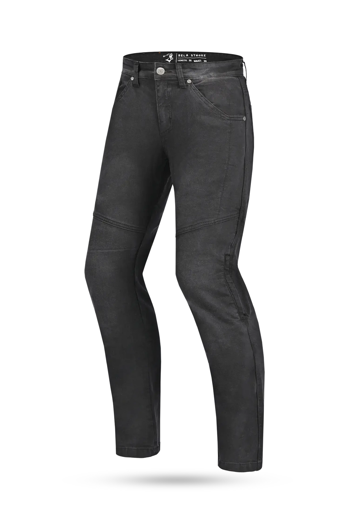 BELA Stroke 30 Cucitura Interna Jeans Denim Nero 