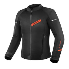 SHIMA X-MESH 2.0 GIACCA DA MOTO UOMO NERO ROSSO 