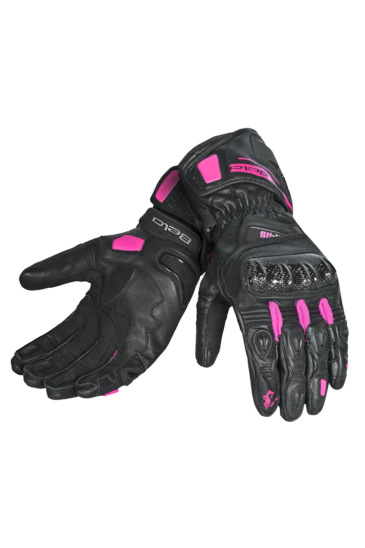 Bela Venom RS Lady Guanti da corsa donna Nero/Rosa 
