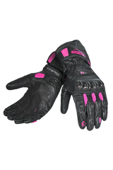 Bela Venom RS Lady Guanti da corsa donna Nero/Rosa 
