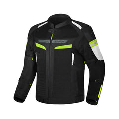 BELA SPRINTER GIACCA DI MOTO DUE STRATI GIACCA DI MOTO UOMO FLU NERO GIALLO 