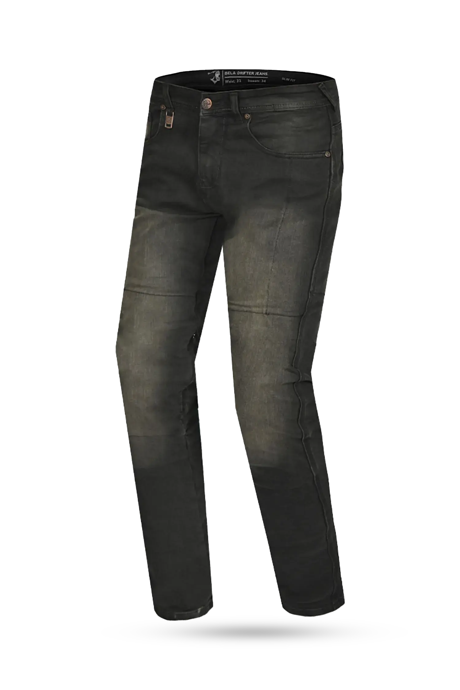 Bela - Pantalon Drifter Nero Khaki Tint 34L 