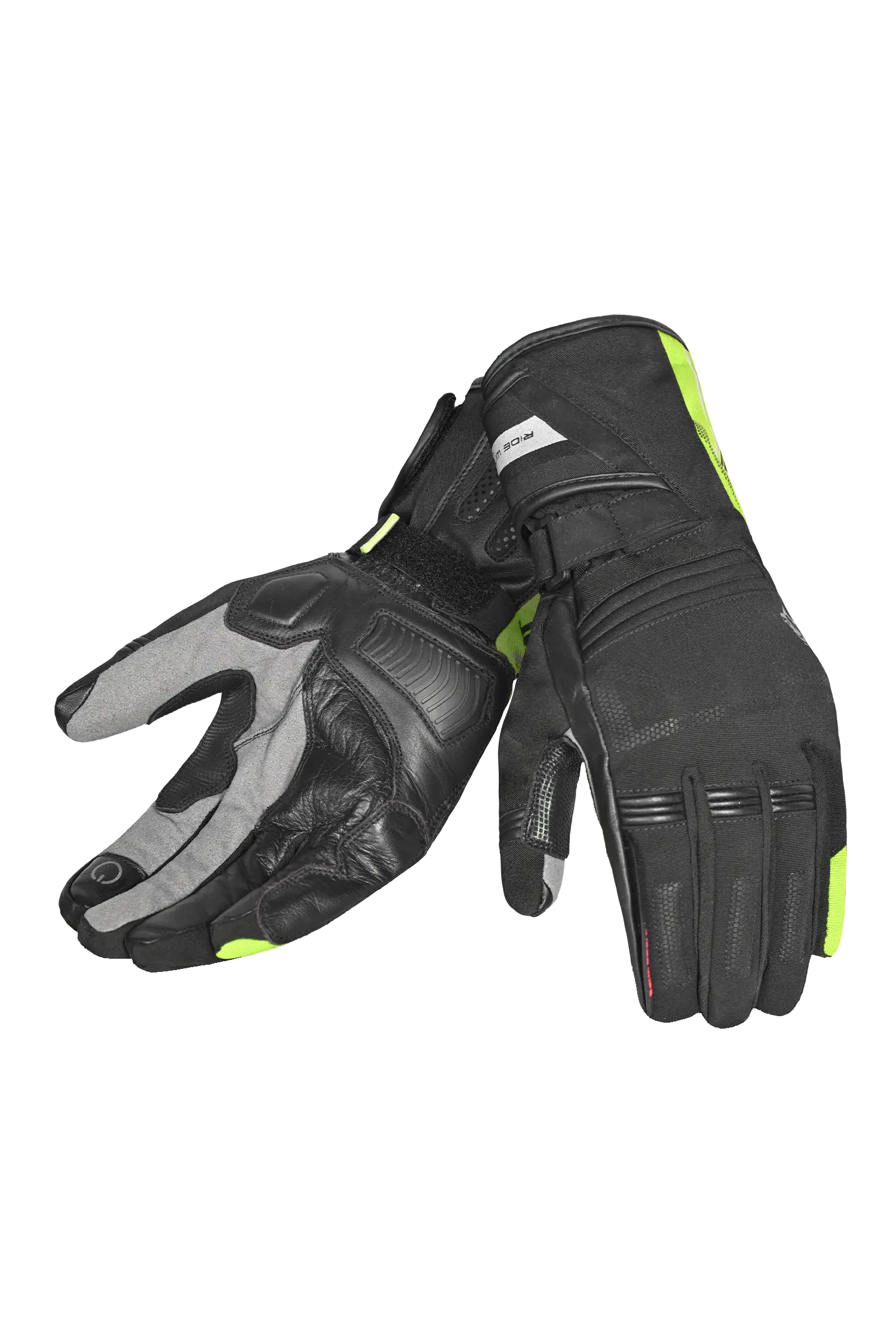 Bela Iglo Men Guanti invernali da uomo - Nero/Giallo Fluor 