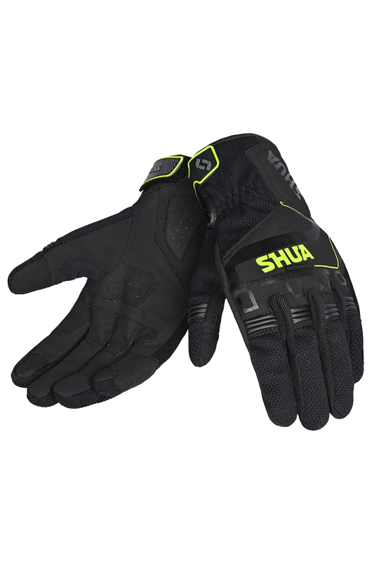 Shua - Sea Breeze Guantes Nero/F.Gialla 