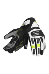 Bela Arizon Guanti Estivi Nero / Bianco / Giallo Fluo 