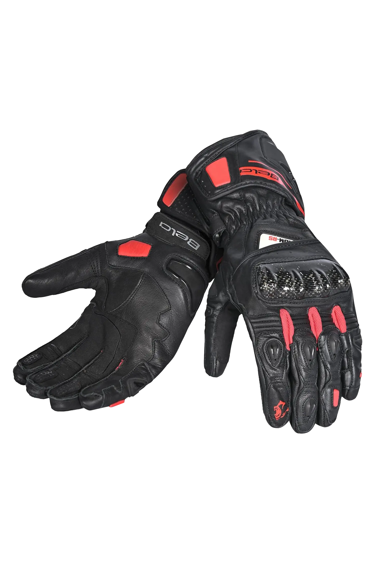 BELA Venom RS Guanti da corsa da Donna- Neri / Rosso 