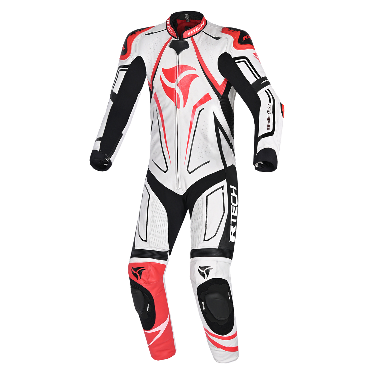 R-TECH TUTA 1PC RISING STAR UOMO BIANCO/ROSSO/NERO