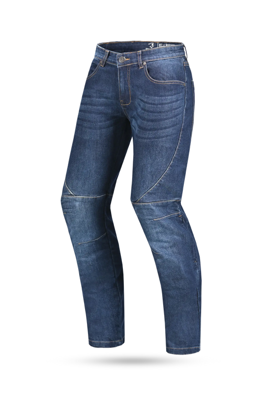 BELA Pantalon Rocker 30L Inseam Denim Jeans CE Azul 