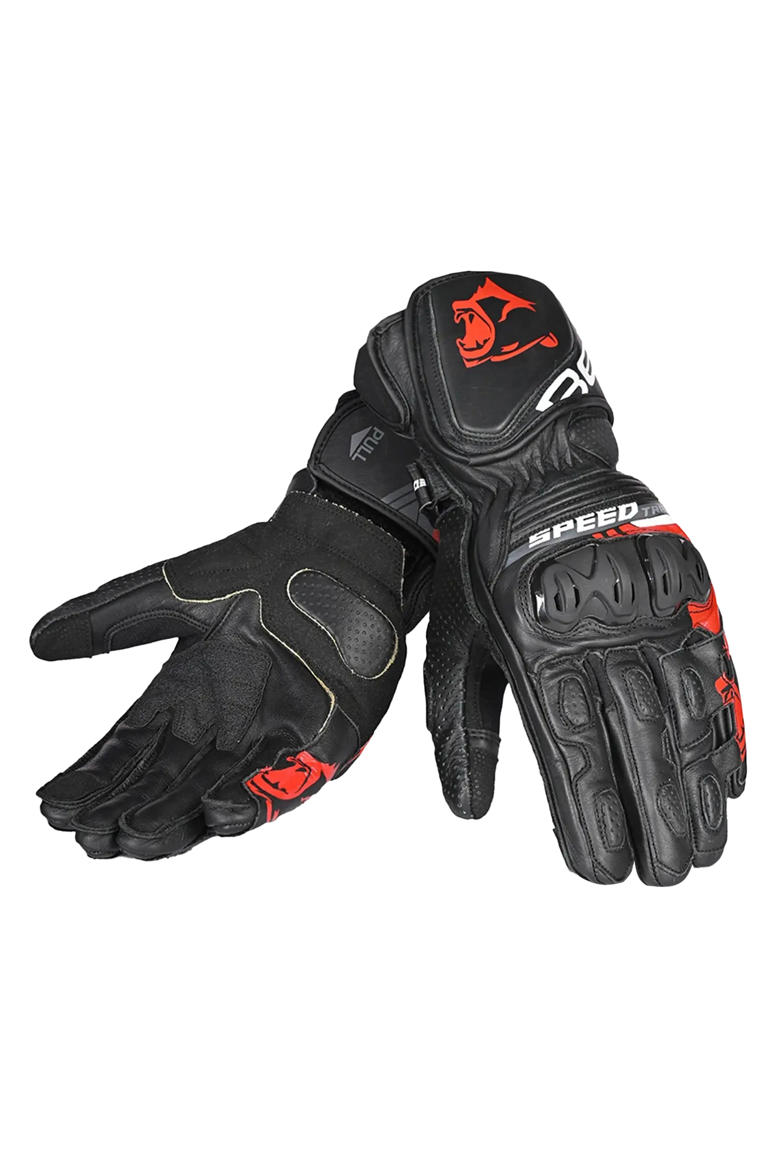 Bela Lemox Guanti para corsa nero rosso 