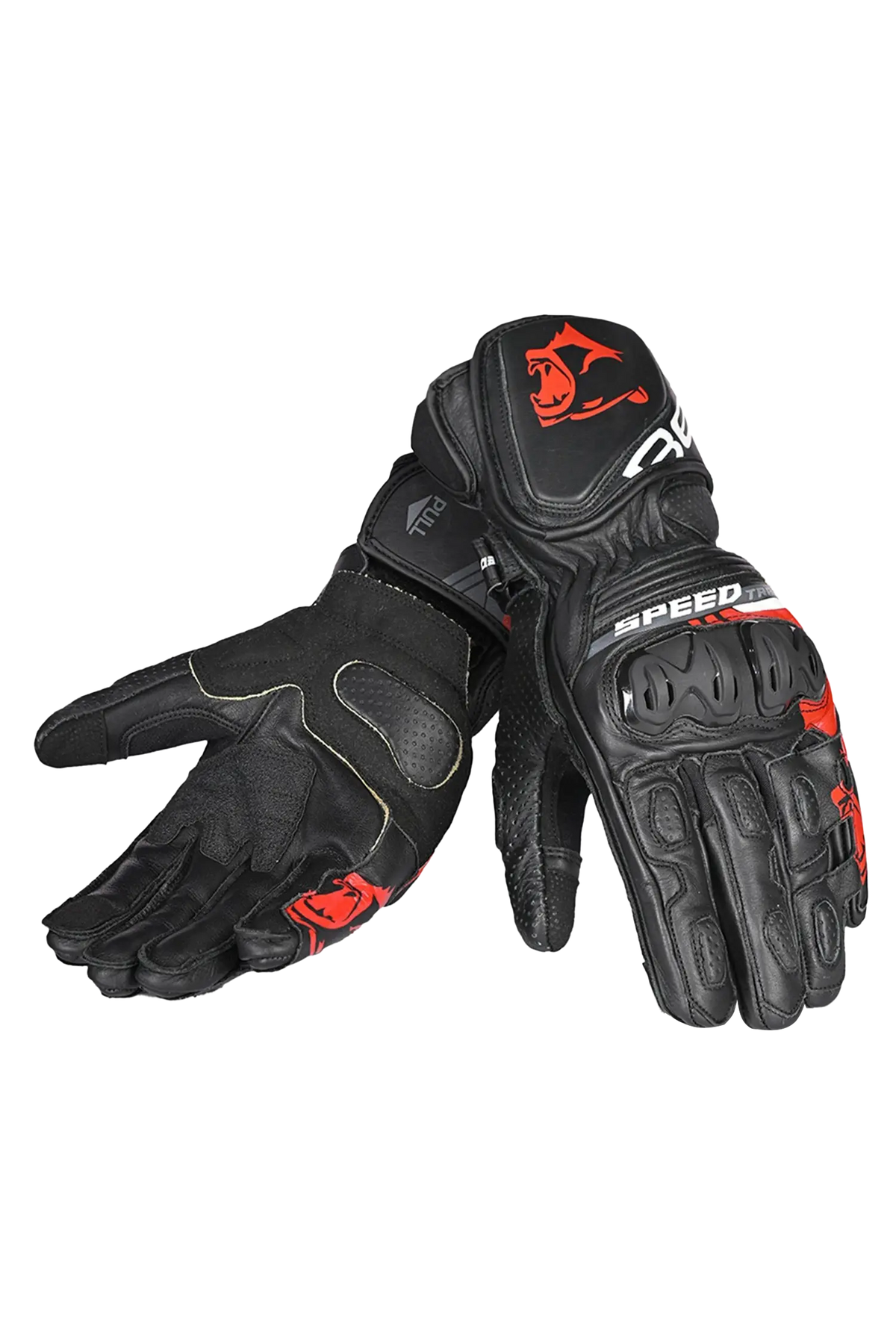 Bela Lemox Guanti para corsa nero rosso 