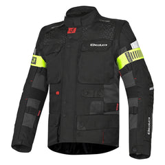 BELA CROSSROAD EXTREME WP GIACCA MOTO UOMO NERO ANTRACITE ROSSO 