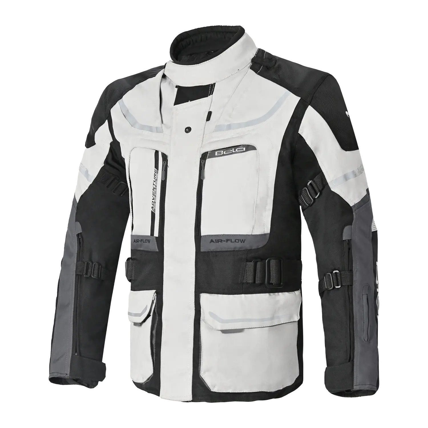 BELA - TRANSFORMER 3IN1 HOMBRE MOTO TEXTILE CHAQUETA ICE GRIS NEGRO